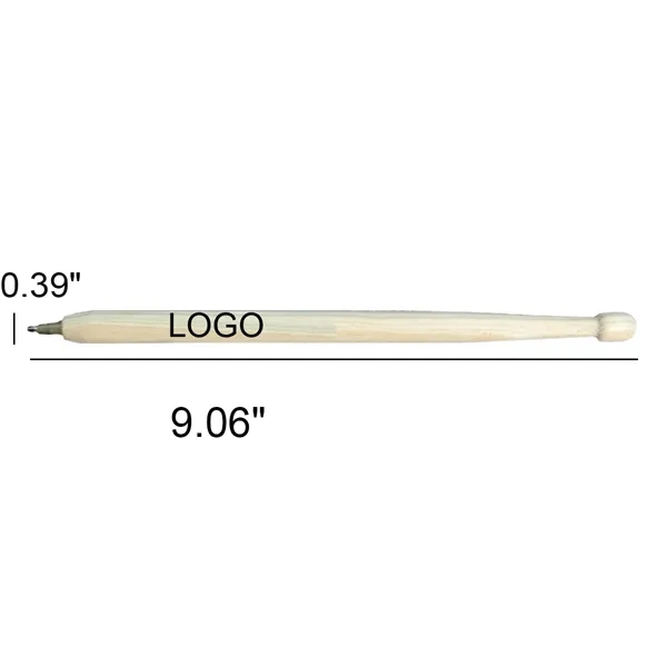 Wooden Drumstick Shaped Ballpoint Pen - Wooden Drumstick Shaped Ballpoint Pen - Image 1 of 1