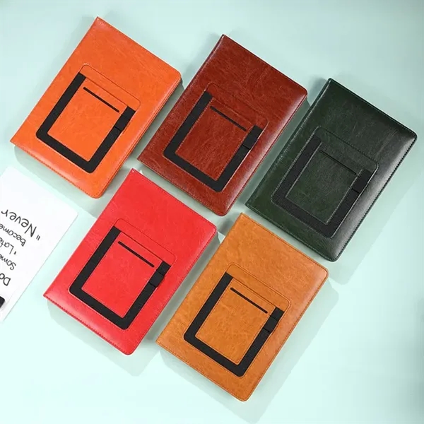 Phone Pocket Bound Journal Notebook - Phone Pocket Bound Journal Notebook - Image 1 of 2