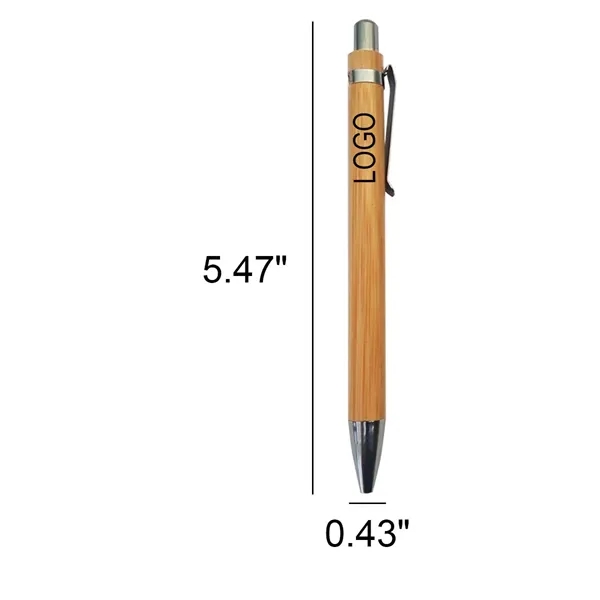 MOQ 200 Eco-Friendly Customizable Bamboo Ballpoint Pen - MOQ 200 Eco-Friendly Customizable Bamboo Ballpoint Pen - Image 1 of 1