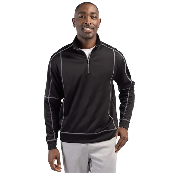 Clique Helsa Performance Mens Half Zip Pullover Sweatshirt - Clique Helsa Performance Mens Half Zip Pullover Sweatshirt - Image 1 of 11
