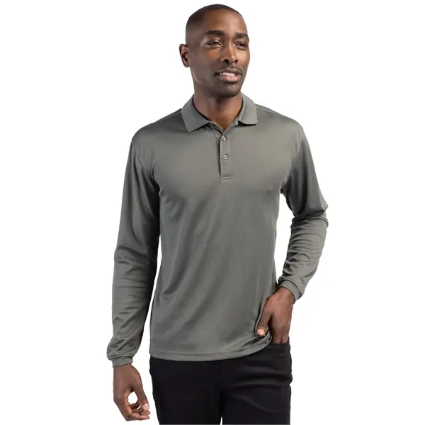 Clique Spin Eco Performance Pique Long Sleeve Mens Polo - Clique Spin Eco Performance Pique Long Sleeve Mens Polo - Image 0 of 12
