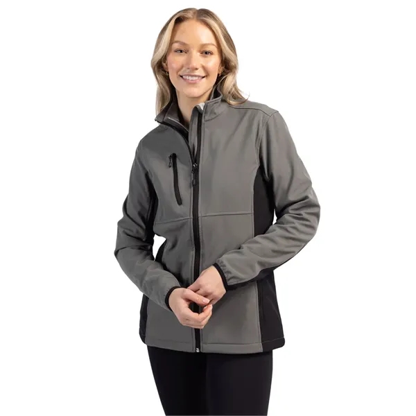 Clique Narvik Eco Stretch Softshell Full Zip Womens Jacket - Clique Narvik Eco Stretch Softshell Full Zip Womens Jacket - Image 1 of 10