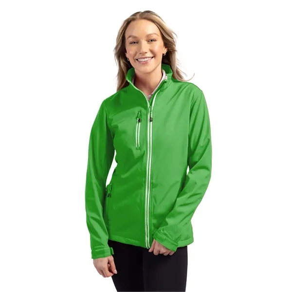 Clique Telemark Eco Stretch Softshell Full Zip Womens Jacket - Clique Telemark Eco Stretch Softshell Full Zip Womens Jacket - Image 1 of 27