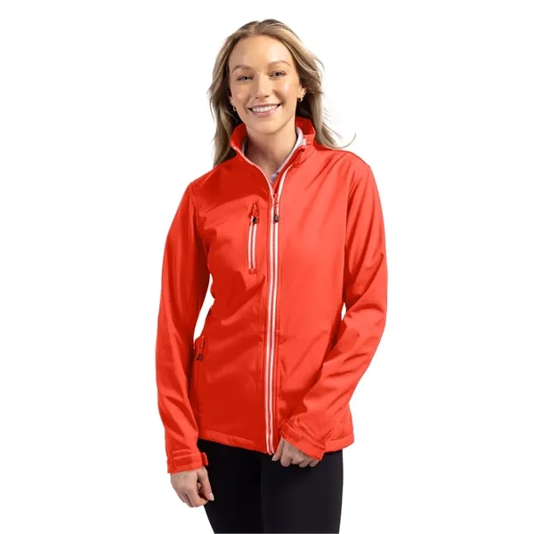 Clique Telemark Eco Stretch Softshell Full Zip Womens Jacket - Clique Telemark Eco Stretch Softshell Full Zip Womens Jacket - Image 17 of 27