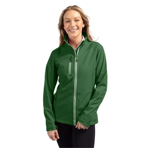 Clique Telemark Eco Stretch Softshell Full Zip Womens Jacket - Clique Telemark Eco Stretch Softshell Full Zip Womens Jacket - Image 20 of 27