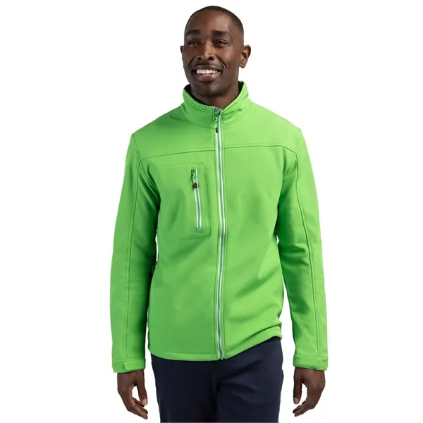 Clique Telemark Eco Stretch Softshell Full Zip Mens Jacket - Clique Telemark Eco Stretch Softshell Full Zip Mens Jacket - Image 1 of 17