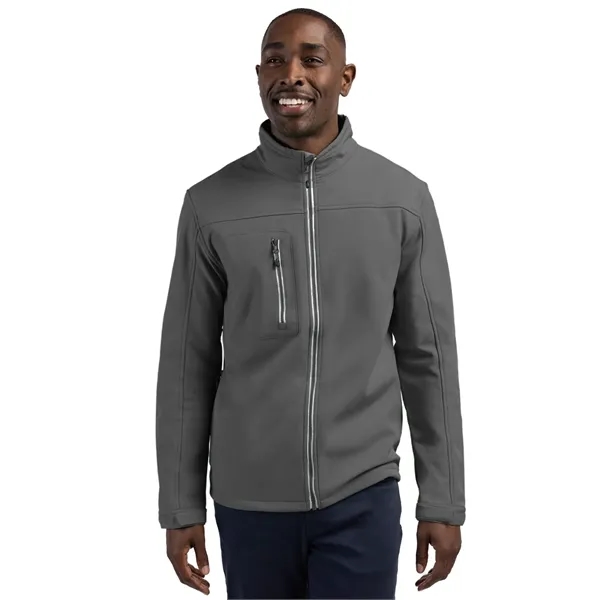 Clique Telemark Eco Stretch Softshell Full Zip Mens Jacket - Clique Telemark Eco Stretch Softshell Full Zip Mens Jacket - Image 12 of 17