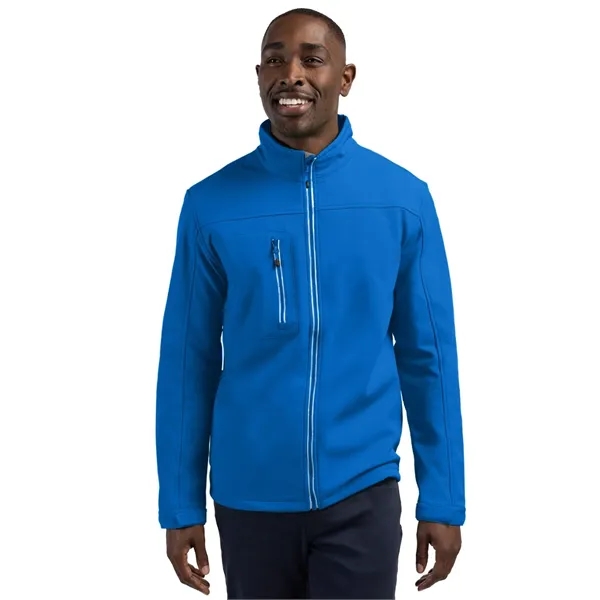 Clique Telemark Eco Stretch Softshell Full Zip Mens Jacket - Clique Telemark Eco Stretch Softshell Full Zip Mens Jacket - Image 14 of 17