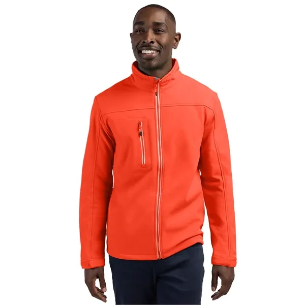 Clique Telemark Eco Stretch Softshell Full Zip Mens Jacket - Clique Telemark Eco Stretch Softshell Full Zip Mens Jacket - Image 15 of 17