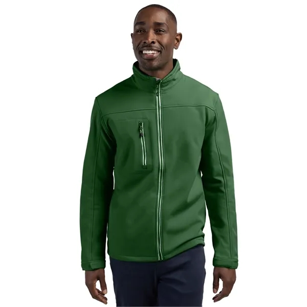 Clique Telemark Eco Stretch Softshell Full Zip Mens Jacket - Clique Telemark Eco Stretch Softshell Full Zip Mens Jacket - Image 16 of 17