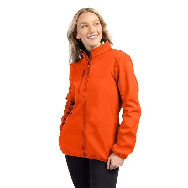 Clique Trail Eco Stretch Softshell Full Zip Womens Jacket - Clique Trail Eco Stretch Softshell Full Zip Womens Jacket - Image 9 of 30