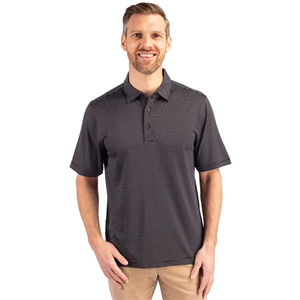 Cutter & Buck Forge Pencil Stripe Stretch Mens Polo - Cutter & Buck Forge Pencil Stripe Stretch Mens Polo - Image 1 of 36