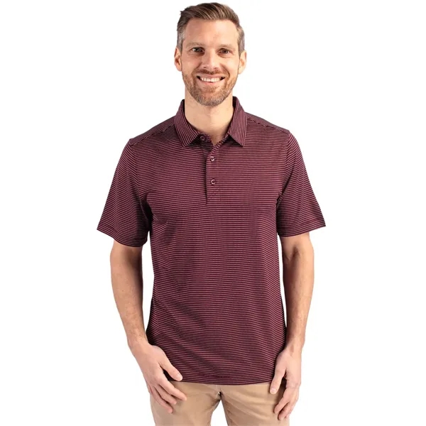 Cutter & Buck Forge Pencil Stripe Stretch Mens Polo - Cutter & Buck Forge Pencil Stripe Stretch Mens Polo - Image 26 of 36