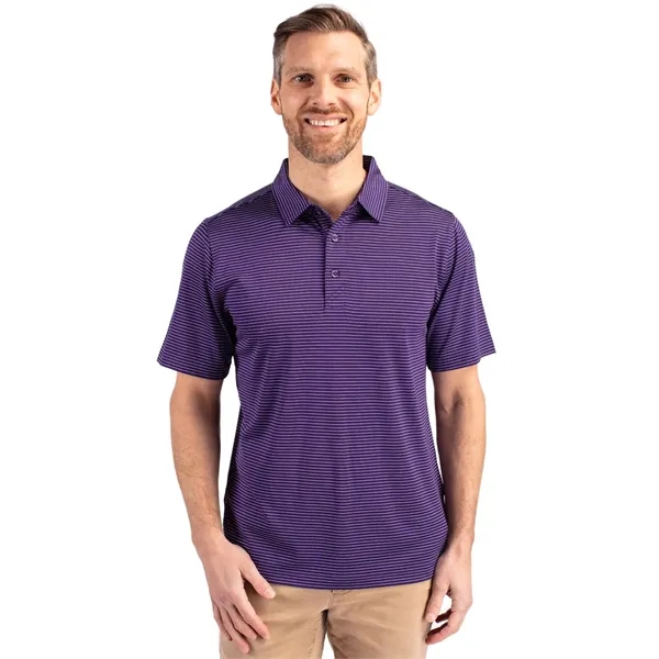 Cutter & Buck Forge Pencil Stripe Stretch Mens Polo - Cutter & Buck Forge Pencil Stripe Stretch Mens Polo - Image 30 of 36