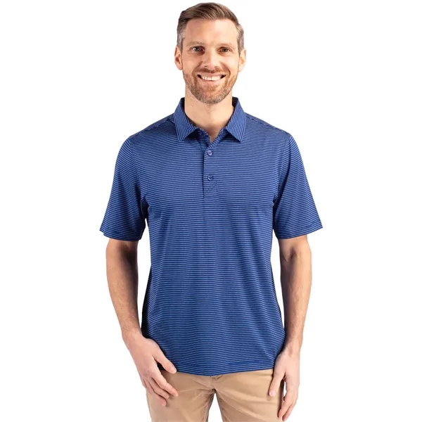 Cutter & Buck Forge Pencil Stripe Stretch Mens Polo - Cutter & Buck Forge Pencil Stripe Stretch Mens Polo - Image 34 of 36