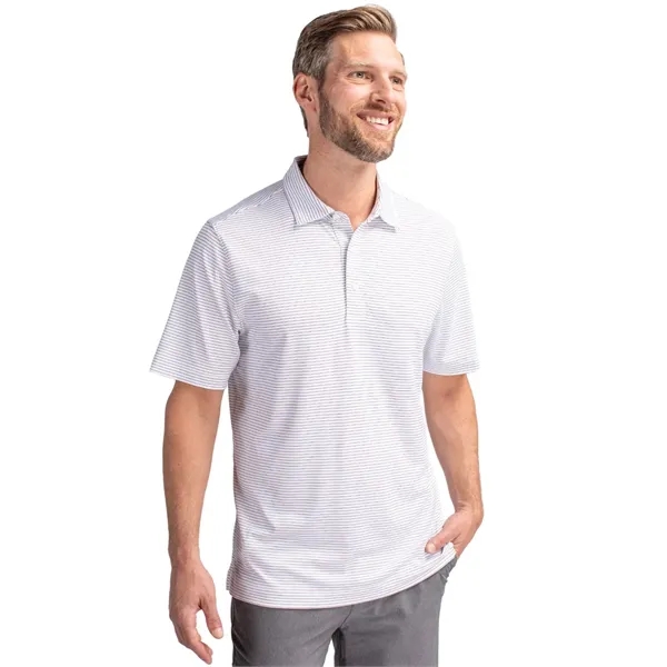 Cutter & Buck Forge Pencil Stripe Stretch Mens Polo - Cutter & Buck Forge Pencil Stripe Stretch Mens Polo - Image 36 of 36