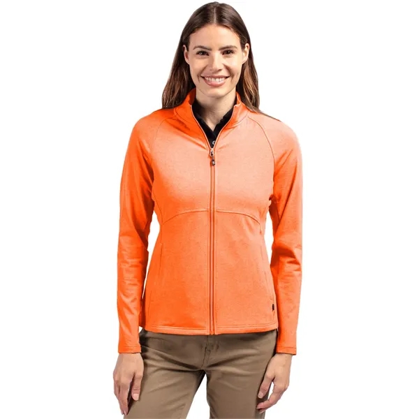Cutter & Buck Adapt Eco Knit Heather Recycled Womens Full... - Cutter & Buck Adapt Eco Knit Heather Recycled Womens Full... - Image 12 of 19