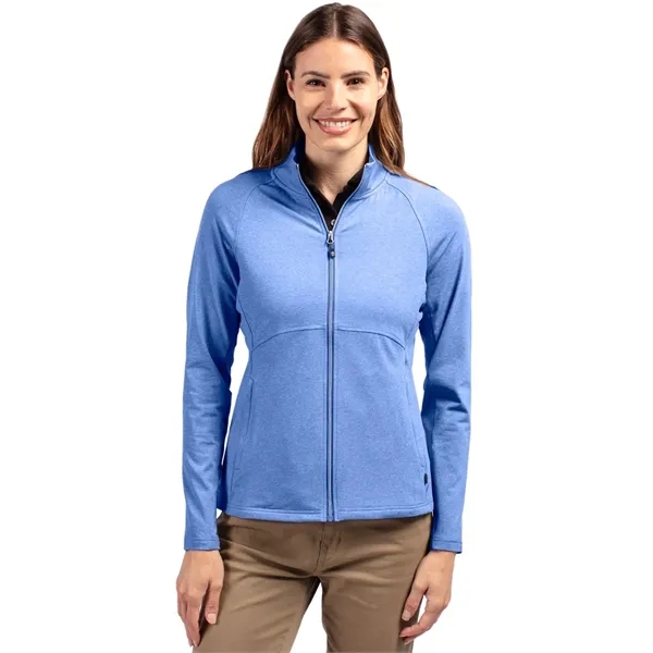 Cutter & Buck Adapt Eco Knit Heather Recycled Womens Full... - Cutter & Buck Adapt Eco Knit Heather Recycled Womens Full... - Image 19 of 19
