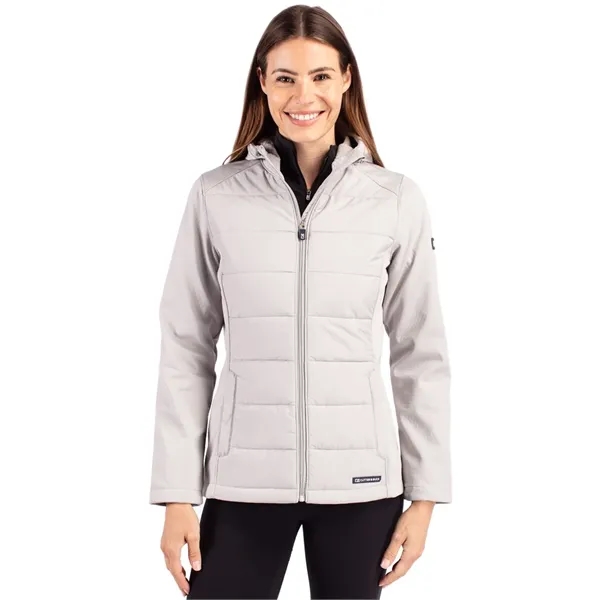 Cutter & Buck Evoke Recycled Honeycomb Fleece Womens Hybr...