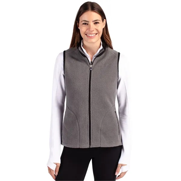 Cutter & Buck Cascade Eco Fleece Womens Vest - Cutter & Buck Cascade Eco Fleece Womens Vest - Image 6 of 9
