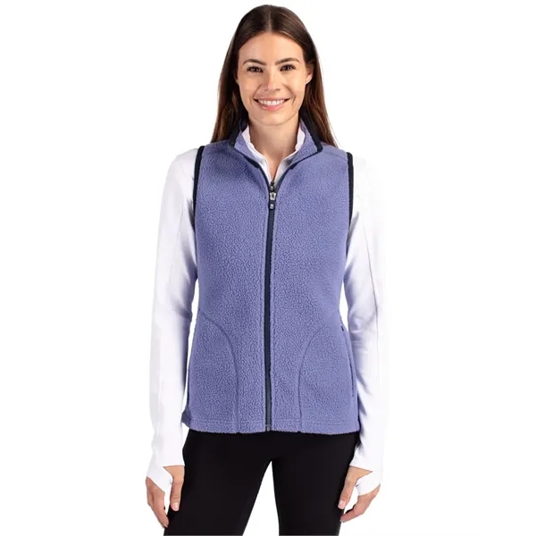 Cutter & Buck Cascade Eco Fleece Womens Vest - Cutter & Buck Cascade Eco Fleece Womens Vest - Image 7 of 9