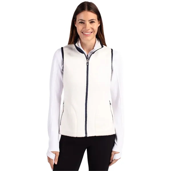 Cutter & Buck Cascade Eco Fleece Womens Vest - Cutter & Buck Cascade Eco Fleece Womens Vest - Image 8 of 9