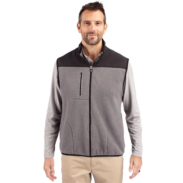 Cutter & Buck Cascade Eco Fleece Mens Vest - Cutter & Buck Cascade Eco Fleece Mens Vest - Image 5 of 7