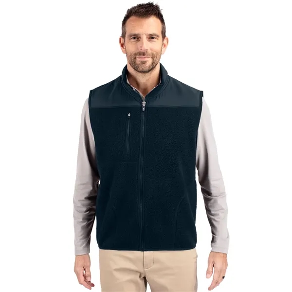 Cutter & Buck Cascade Eco Fleece Mens Vest - Cutter & Buck Cascade Eco Fleece Mens Vest - Image 6 of 7