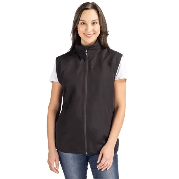 Cutter & Buck Charter Eco Recycled Full-Zip Womens Vest - Cutter & Buck Charter Eco Recycled Full-Zip Womens Vest - Image 1 of 5