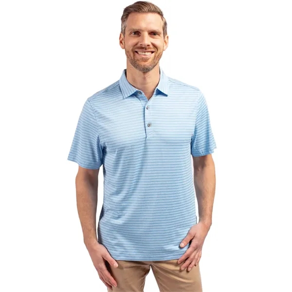 Cutter & Buck Forge Eco Heather Stripe Stretch Recycled M... - Cutter & Buck Forge Eco Heather Stripe Stretch Recycled M... - Image 0 of 11