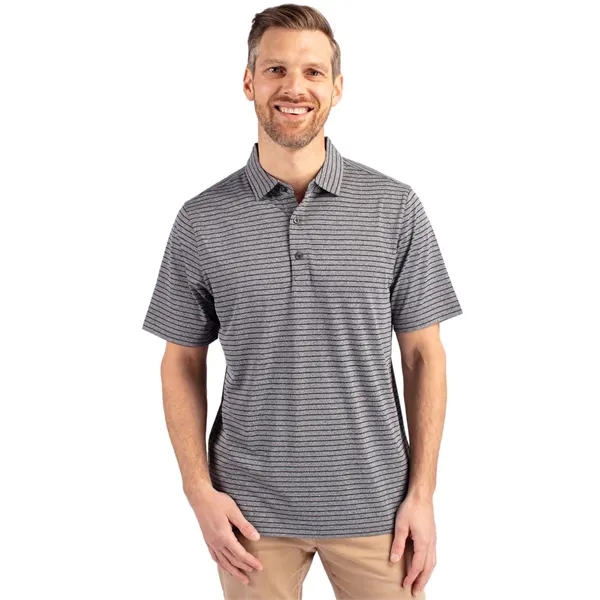 Cutter & Buck Forge Eco Heather Stripe Stretch Recycled M... - Cutter & Buck Forge Eco Heather Stripe Stretch Recycled M... - Image 7 of 11