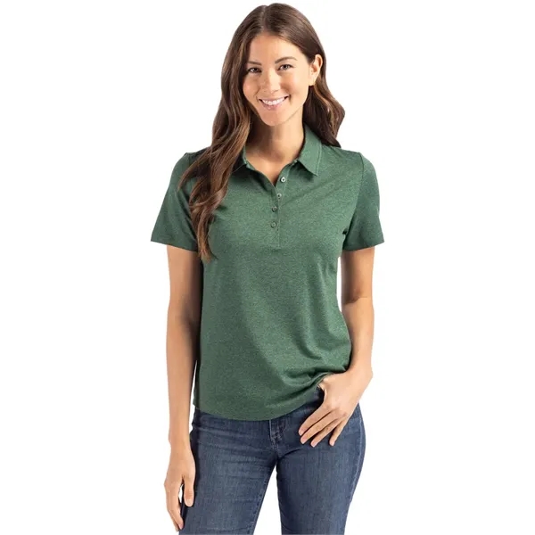 Cutter & Buck Coastline Epic Comfort Recycled Womens Polo - Cutter & Buck Coastline Epic Comfort Recycled Womens Polo - Image 17 of 21