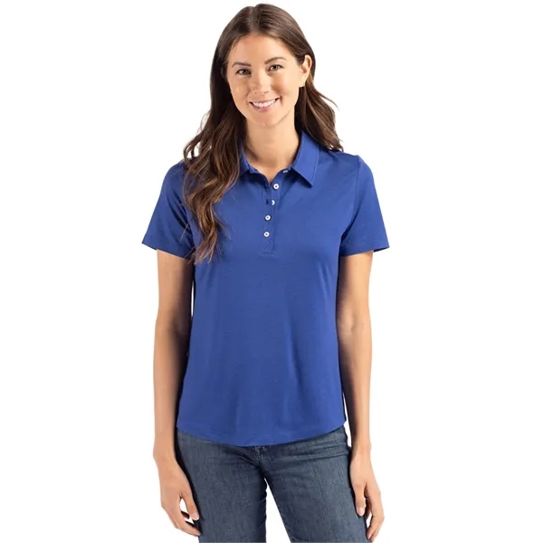 Cutter & Buck Coastline Epic Comfort Recycled Womens Polo - Cutter & Buck Coastline Epic Comfort Recycled Womens Polo - Image 18 of 21