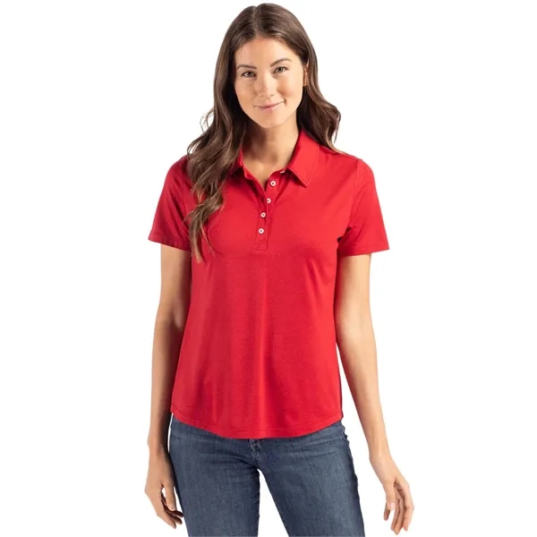 Cutter & Buck Coastline Epic Comfort Recycled Womens Polo - Cutter & Buck Coastline Epic Comfort Recycled Womens Polo - Image 21 of 21