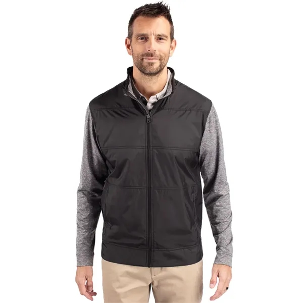 Cutter & Buck Stealth Hybrid Quilted Mens Full Zip Windbr... - Cutter & Buck Stealth Hybrid Quilted Mens Full Zip Windbr... - Image 5 of 6