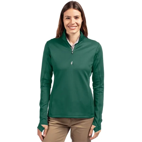 Cutter & Buck Traverse Stretch Eco Quarter Zip Womens Pul... - Cutter & Buck Traverse Stretch Eco Quarter Zip Womens Pul... - Image 16 of 20