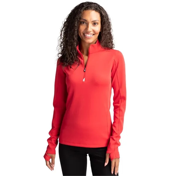 Cutter & Buck Traverse Stretch Eco Quarter Zip Womens Pul... - Cutter & Buck Traverse Stretch Eco Quarter Zip Womens Pul... - Image 17 of 20