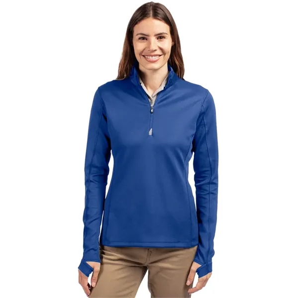 Cutter & Buck Traverse Stretch Eco Quarter Zip Womens Pul... - Cutter & Buck Traverse Stretch Eco Quarter Zip Womens Pul... - Image 19 of 20