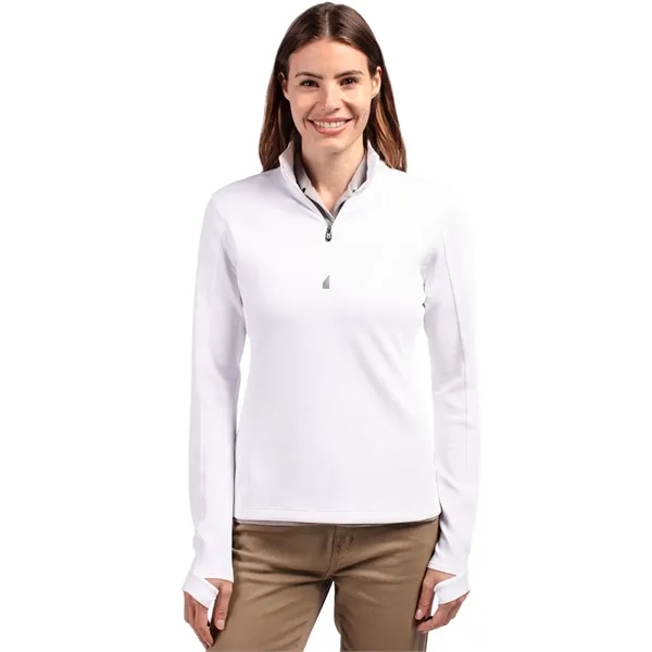 Cutter & Buck Traverse Stretch Eco Quarter Zip Womens Pul... - Cutter & Buck Traverse Stretch Eco Quarter Zip Womens Pul... - Image 20 of 20