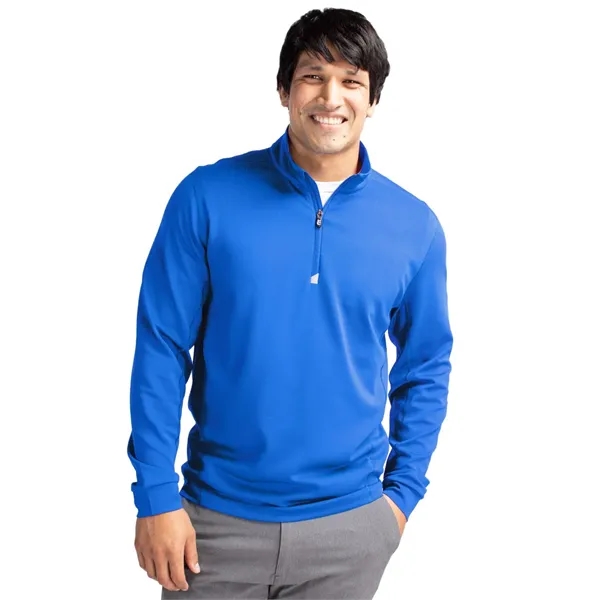 Cutter & Buck Traverse Stretch Eco Quarter Zip Mens Pullover - Cutter & Buck Traverse Stretch Eco Quarter Zip Mens Pullover - Image 15 of 21