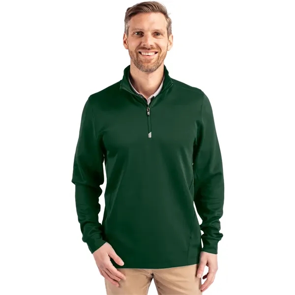 Cutter & Buck Traverse Stretch Eco Quarter Zip Mens Pullover - Cutter & Buck Traverse Stretch Eco Quarter Zip Mens Pullover - Image 17 of 21