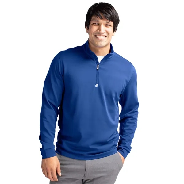 Cutter & Buck Traverse Stretch Eco Quarter Zip Mens Pullover - Cutter & Buck Traverse Stretch Eco Quarter Zip Mens Pullover - Image 20 of 21