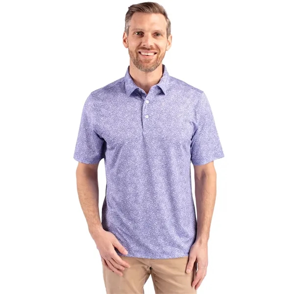 Cutter & Buck Pike Constellation Print Stretch Mens Polo - Cutter & Buck Pike Constellation Print Stretch Mens Polo - Image 12 of 14