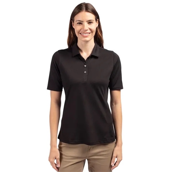 Cutter & Buck Virtue Eco Pique Recycled Womens Polo - Cutter & Buck Virtue Eco Pique Recycled Womens Polo - Image 19 of 35