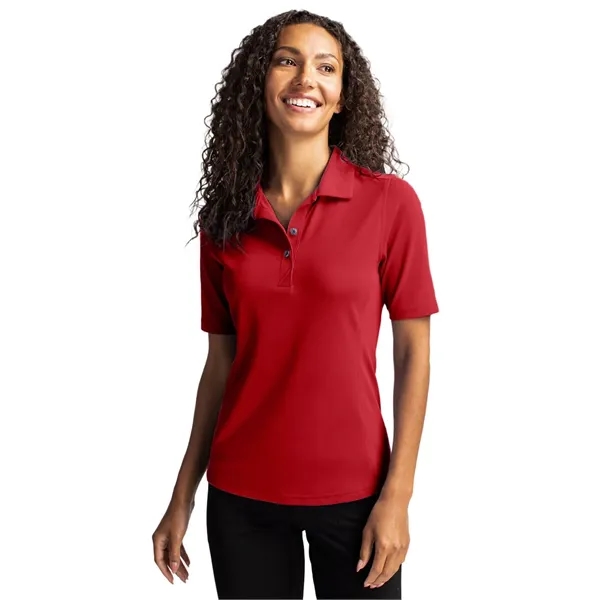 Cutter & Buck Virtue Eco Pique Recycled Womens Polo - Cutter & Buck Virtue Eco Pique Recycled Womens Polo - Image 21 of 35