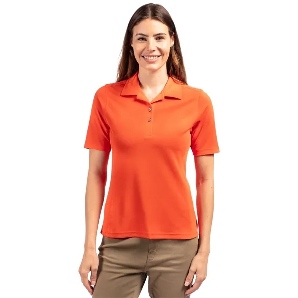 Cutter & Buck Virtue Eco Pique Recycled Womens Polo - Cutter & Buck Virtue Eco Pique Recycled Womens Polo - Image 22 of 35