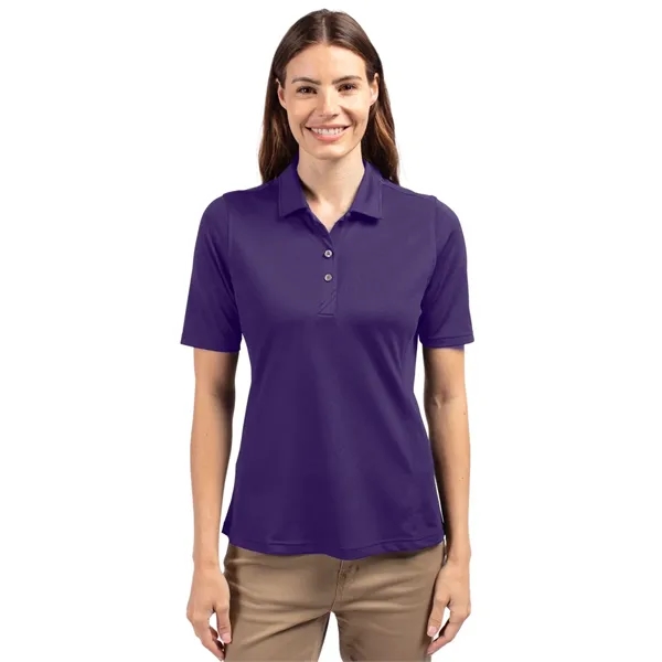 Cutter & Buck Virtue Eco Pique Recycled Womens Polo - Cutter & Buck Virtue Eco Pique Recycled Womens Polo - Image 23 of 35