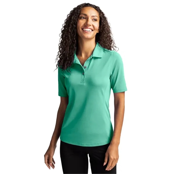 Cutter & Buck Virtue Eco Pique Recycled Womens Polo - Cutter & Buck Virtue Eco Pique Recycled Womens Polo - Image 24 of 35