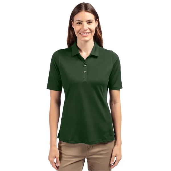 Cutter & Buck Virtue Eco Pique Recycled Womens Polo - Cutter & Buck Virtue Eco Pique Recycled Womens Polo - Image 25 of 35