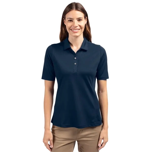 Cutter & Buck Virtue Eco Pique Recycled Womens Polo - Cutter & Buck Virtue Eco Pique Recycled Womens Polo - Image 27 of 35